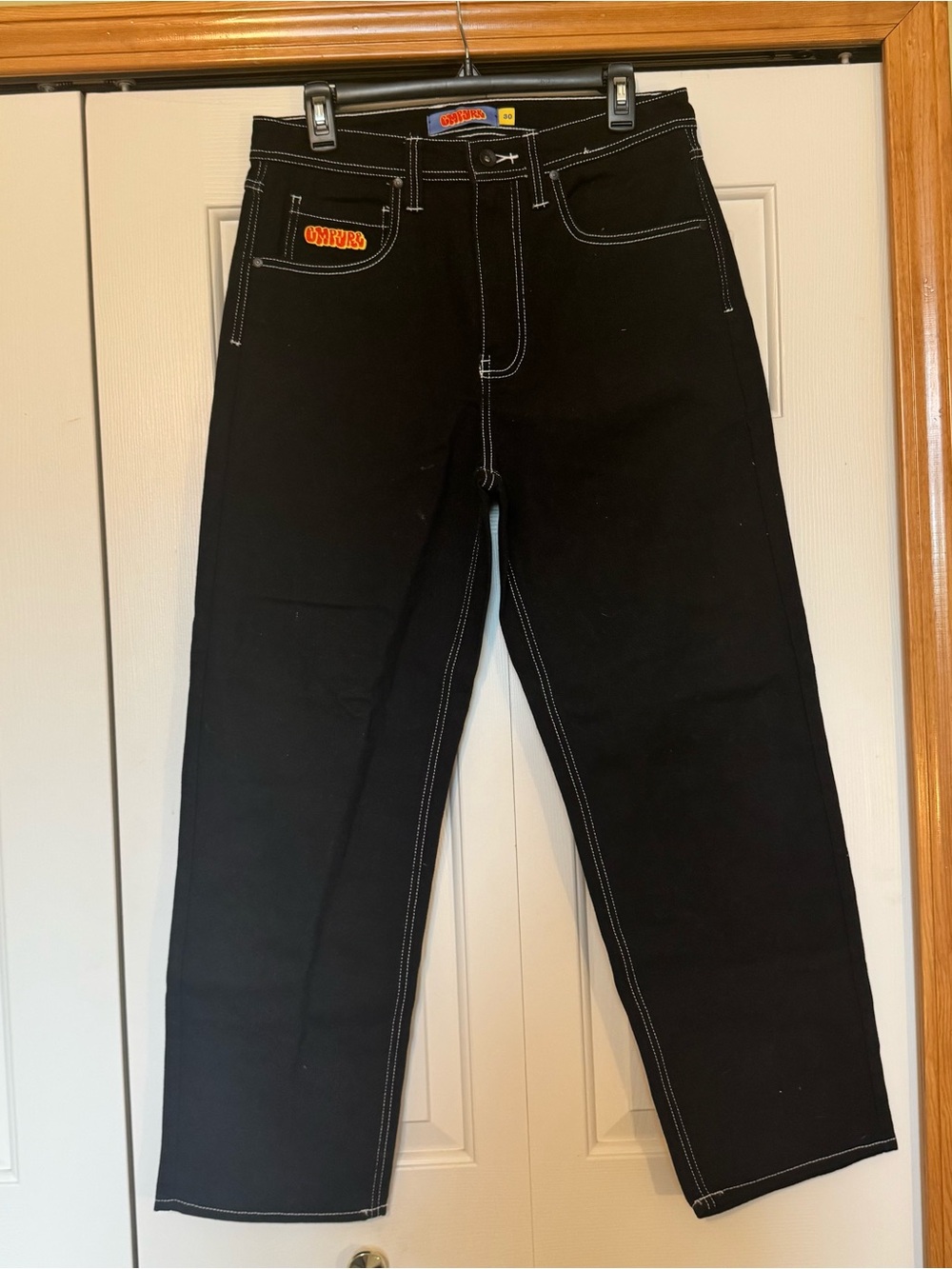 EMPYRE Relaxed Fit Denim‎ Jeans Black Baggy Straight Leg
